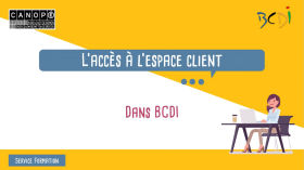 Accéder à son Espace Client via BCDI by Solutions documentaires